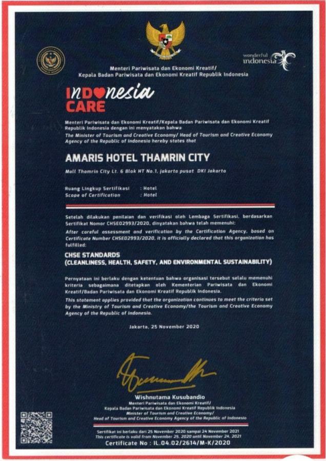 Amaris Hotel Thamrin City Jakarta Eksteriør billede